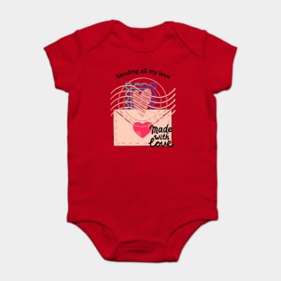 sending love Baby Bodysuit